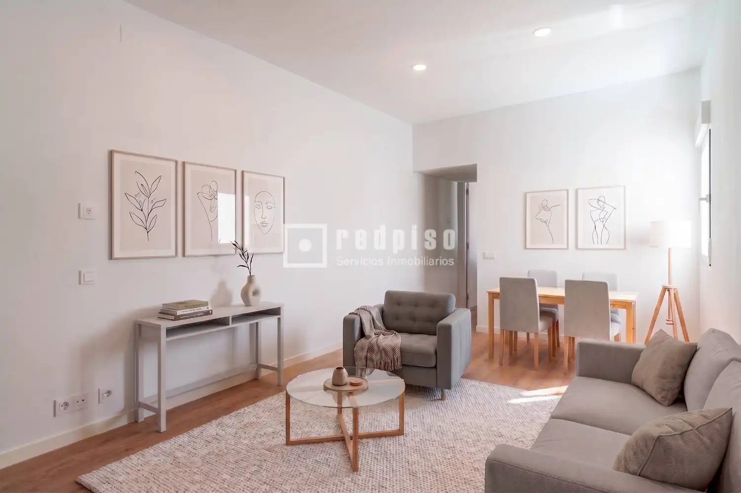 Sala d'estar de Pis en venda en Madrid amb Terrassa