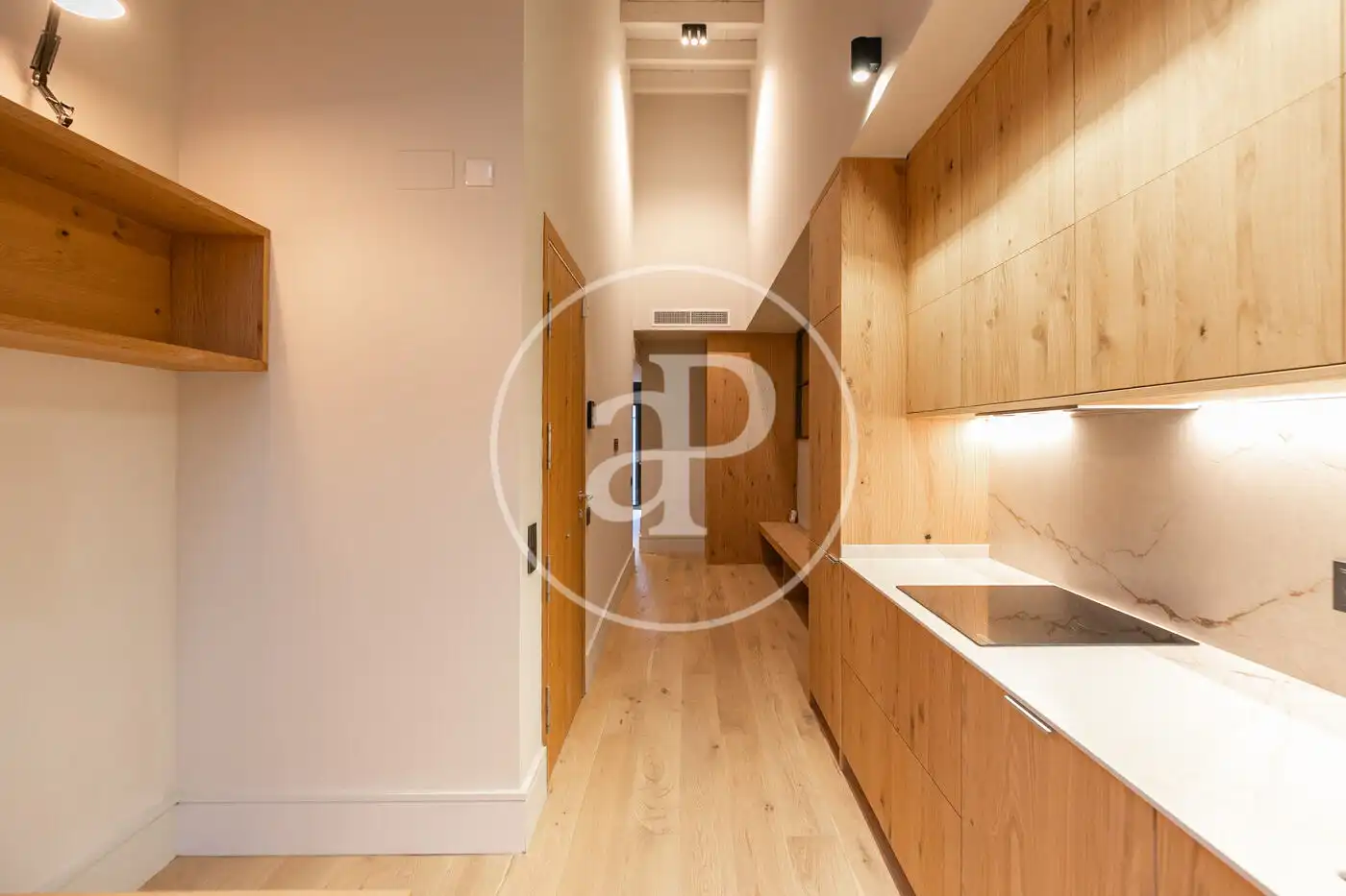 Küche von Wohnung zum Verkauf in Barcelona mit Klimaanlage, Heizung und Terrasse