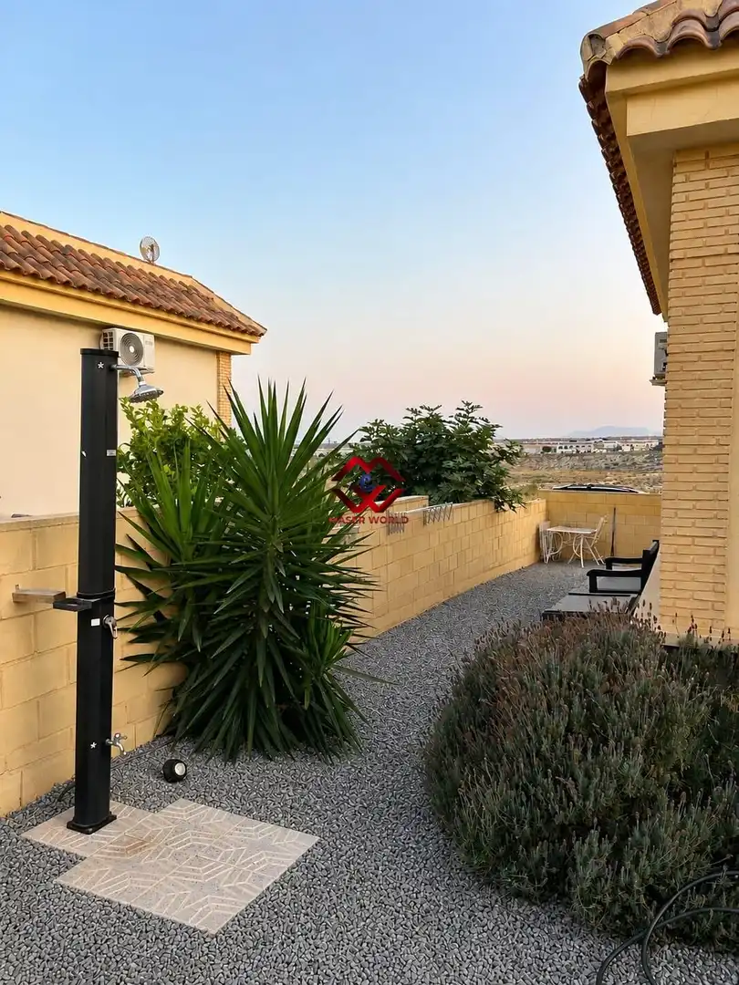 Terrassa de Casa o xalet en venda en Mazarrón amb Aire condicionat, Calefacció i Jardí privat