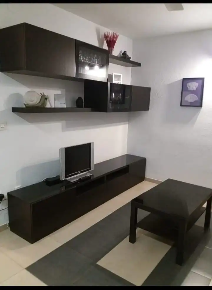 Living room of Flat for sale in Finestrat  with Furnished and Balcony