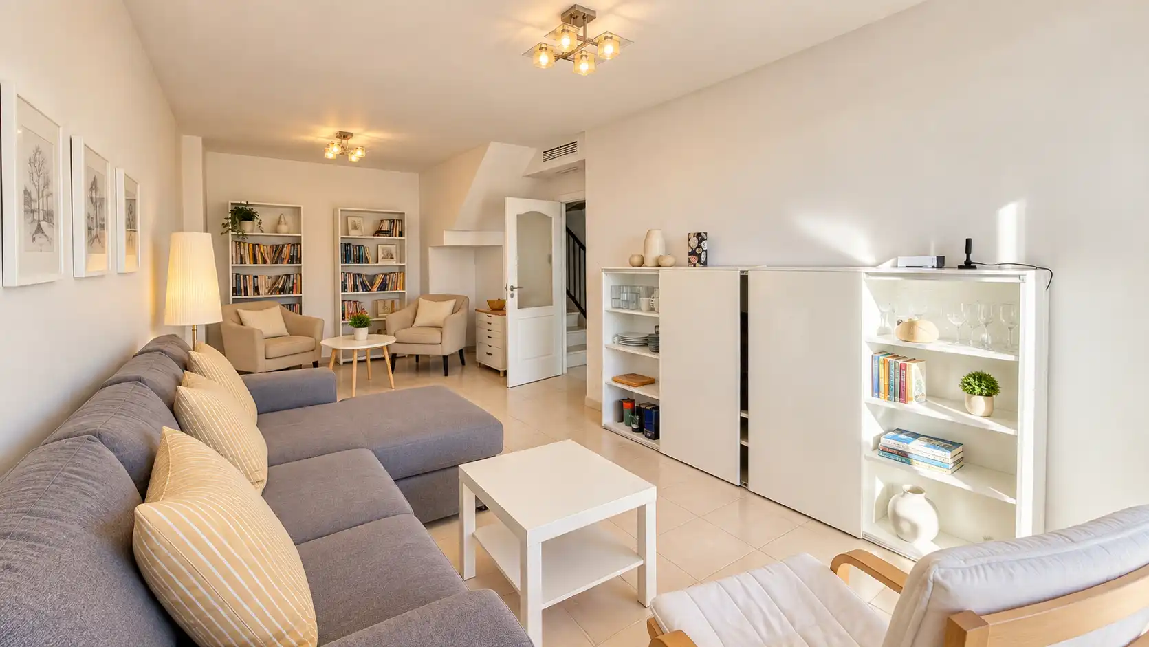 Sala de estar de Ático en venta en La Cala del Moral