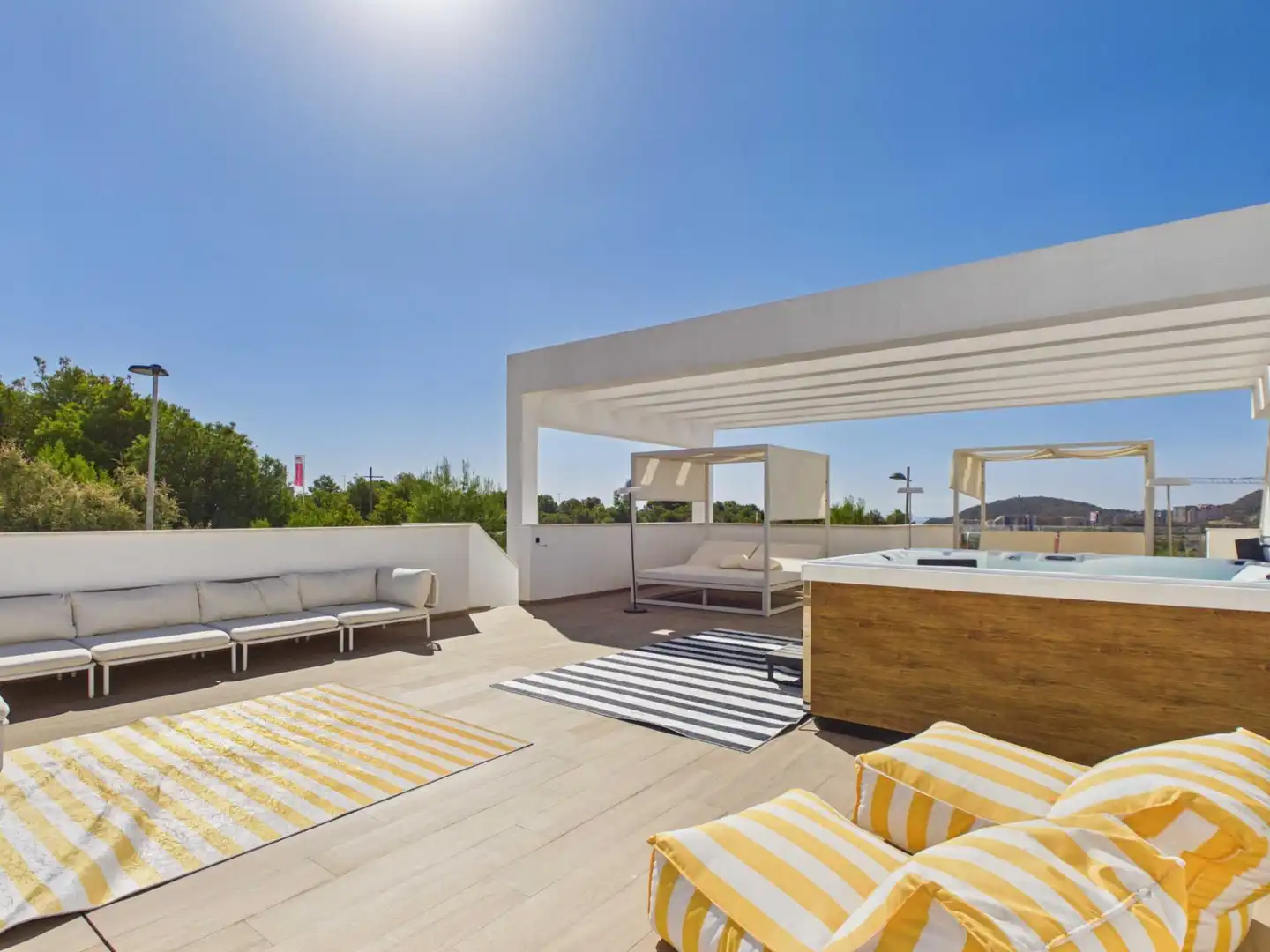 Terraza de Casa o chalet de alquiler en Finestrat