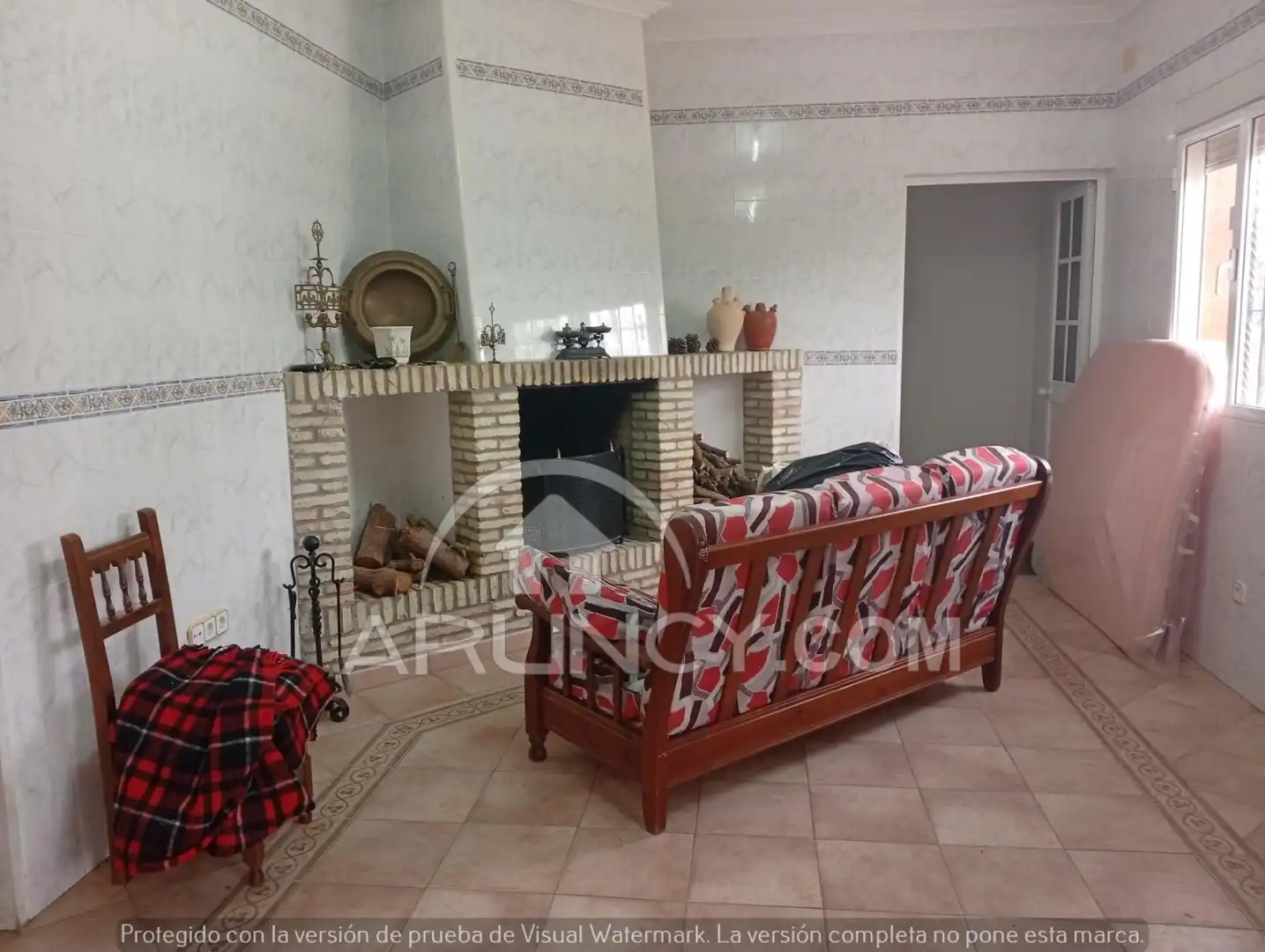 Sala d'estar de Casa o xalet en venda en Alcalá de Guadaira amb Jardí privat, Terrassa i Traster
