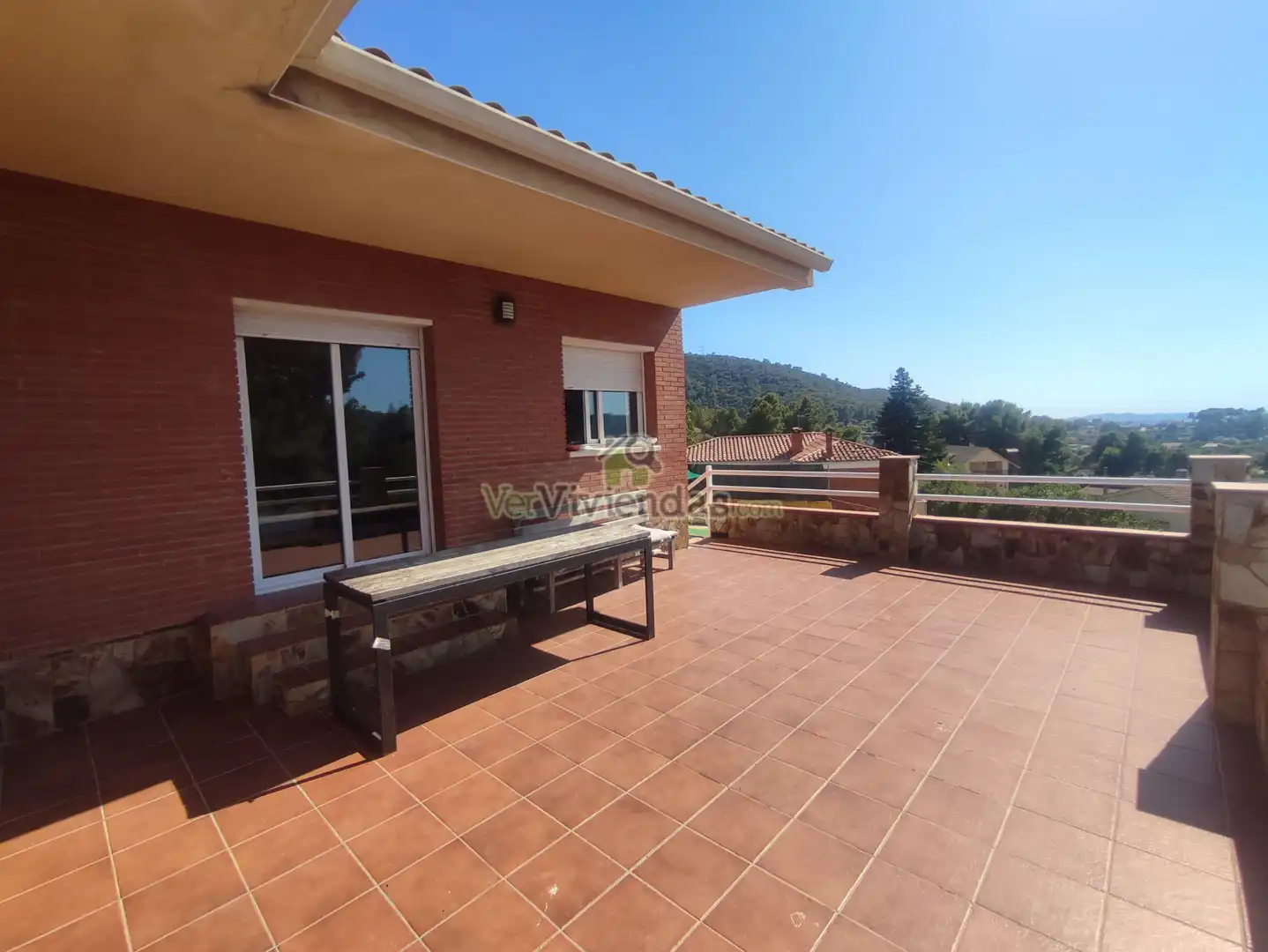 Terrassa de Casa o xalet en venda en Vallirana amb Calefacció, Jardí privat i Terrassa
