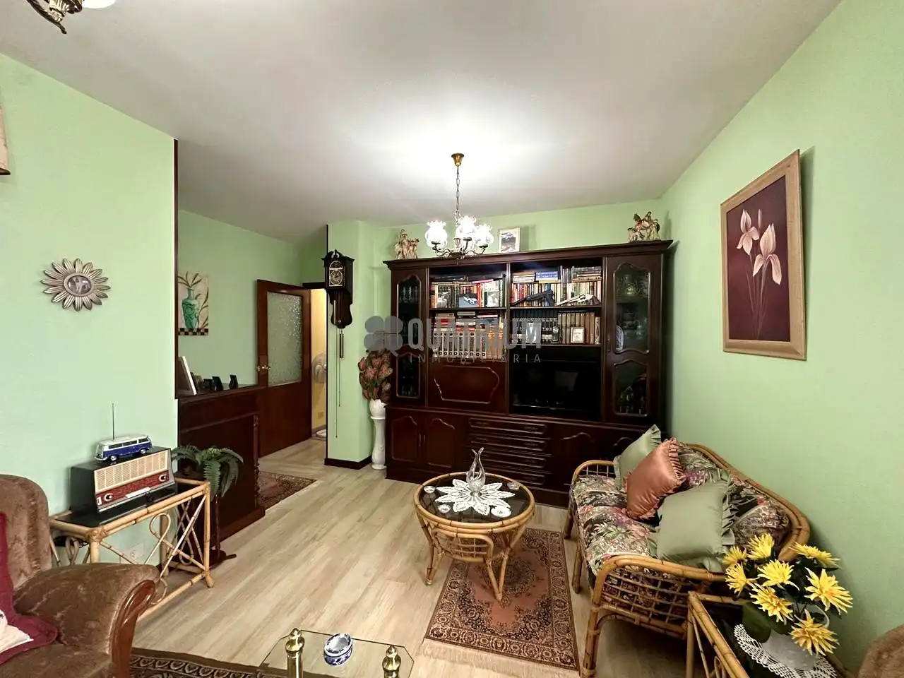 Living room of Flat for sale in A Estrada   with Terrace and Furnished
