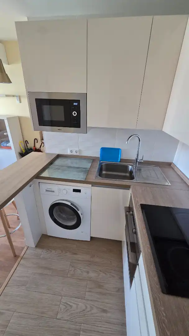 Kitchen of Apartments for rent in Madrid  with Air Conditioner, Heating and Furnished