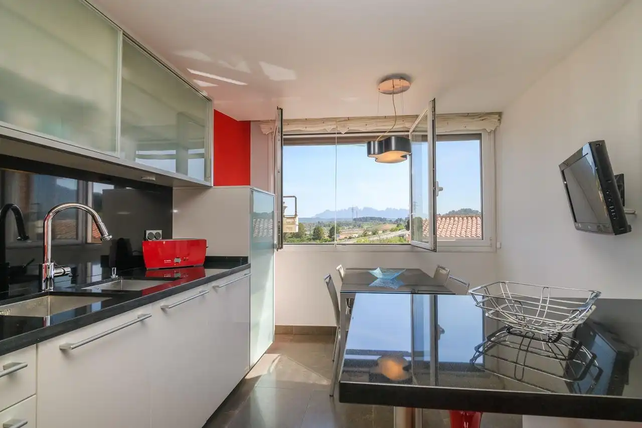 Cuina de Casa o xalet en venda en Sant Joan de Vilatorrada amb Calefacció, Parquet i Terrassa