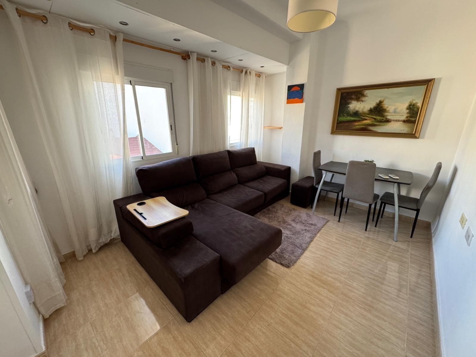 Living room of Flat to rent in Alicante / Alacant  with Air Conditioner and Terrace