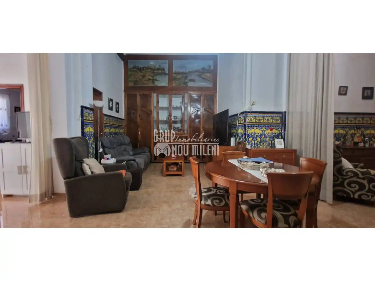 Sala de estar de Casa o chalet en venta en Massanassa con Aire acondicionado, Jardín privado y Terraza