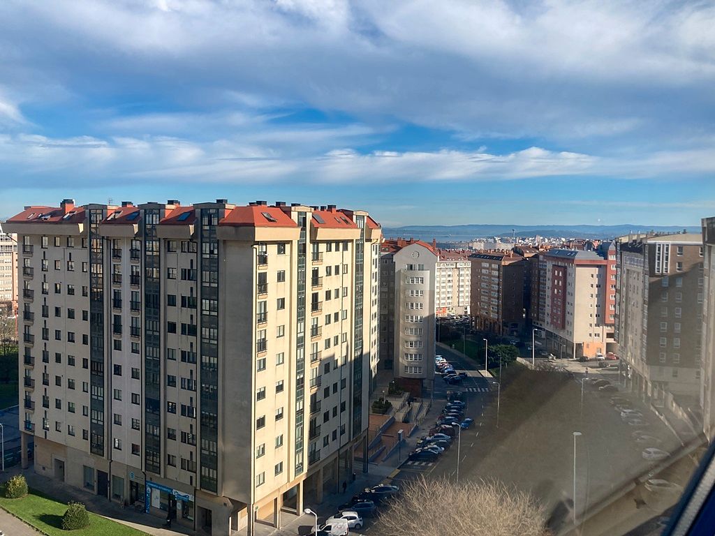 Exterior view of Flat for sale in A Coruña Capital   with Heating, Parquet flooring and Storage room