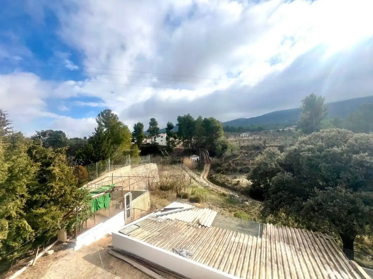 Vista exterior de Casa o chalet en venta en Ibi con Jardín privado y Piscina