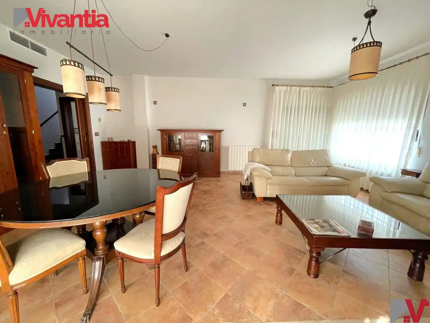 Sala d'estar de Casa o xalet en venda en Lorca amb Aire condicionat, Calefacció i Jardí privat