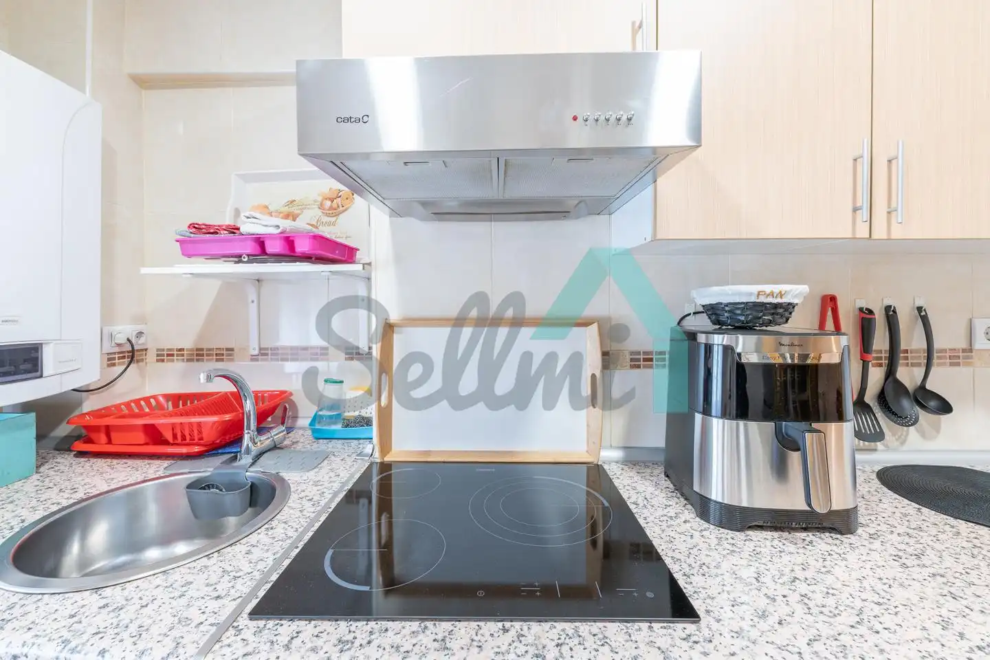 Kitchen of Flat for rent in Avilés  with Heating, Furnished and Internet