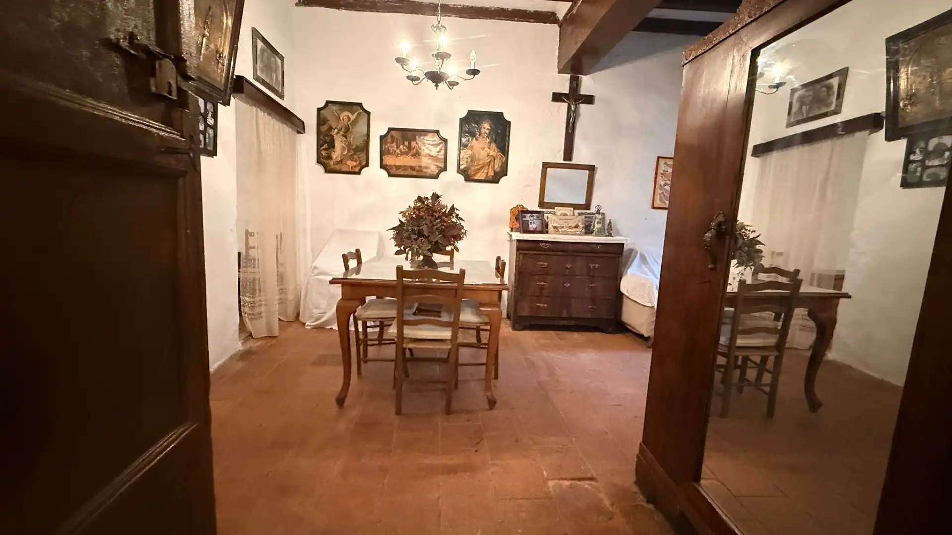 Menjador de Casa o xalet en venda en Mosqueruela amb Jardí privat, Terrassa i Traster