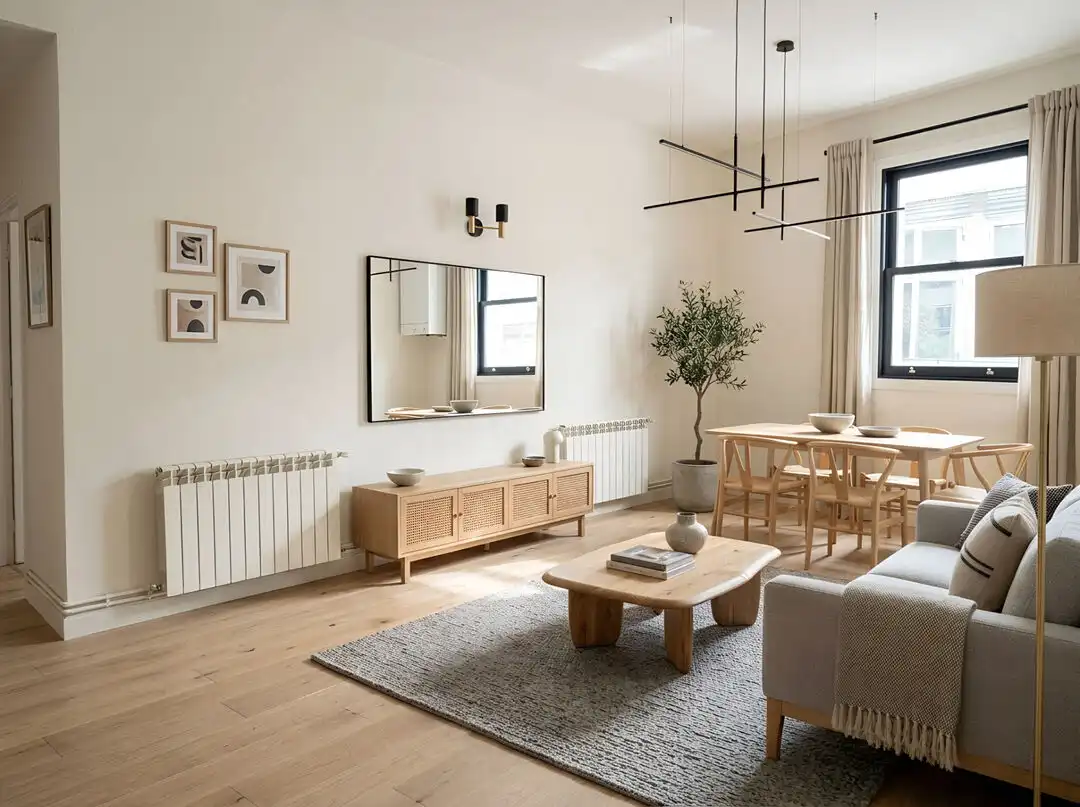 Living room of Flat for sale in Madrid  with Air Conditioner, Heating and Balcony
