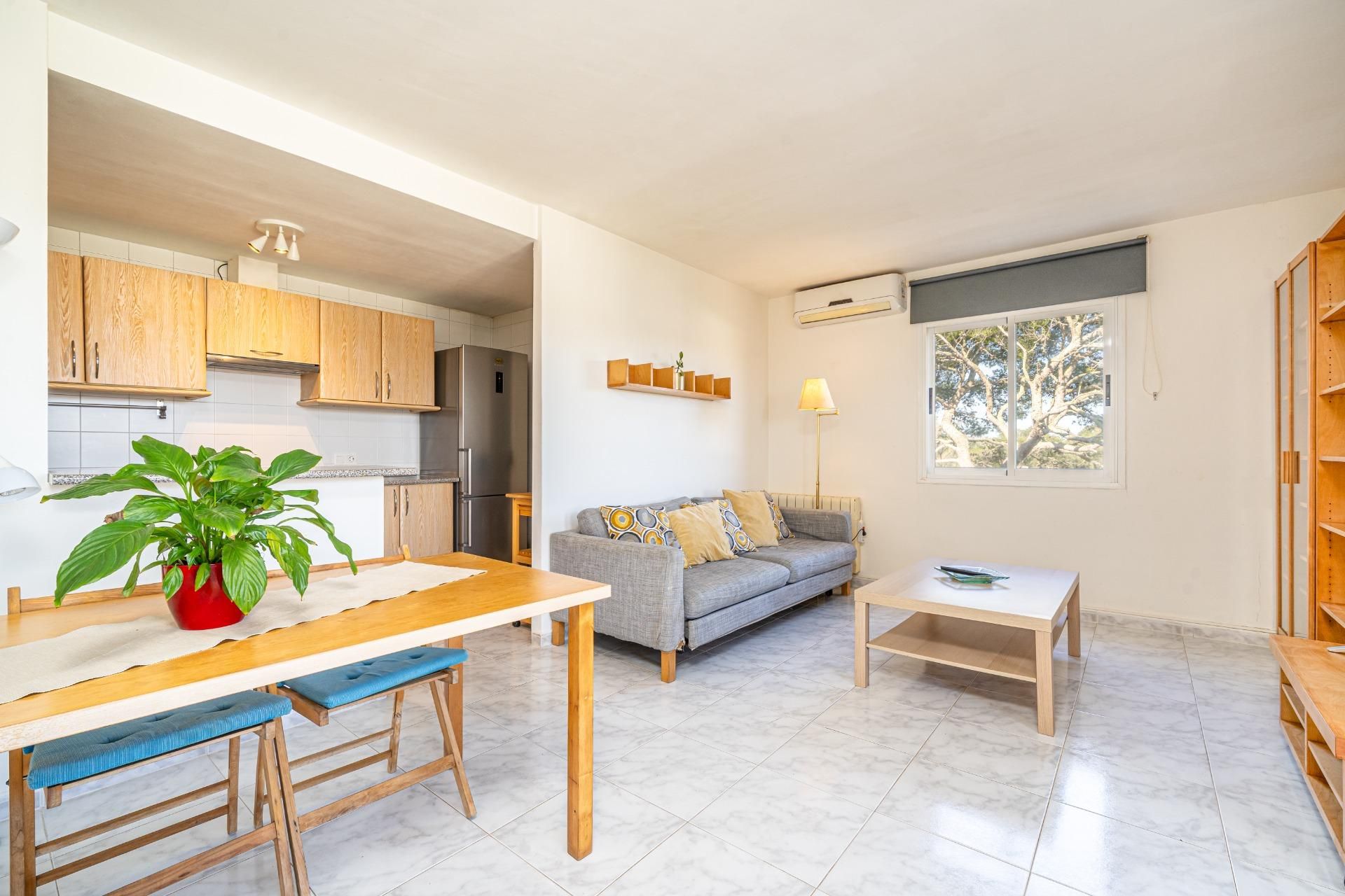 Sala d'estar de Apartament en venda en Llucmajor amb Aire condicionat, Jardí privat i Terrassa