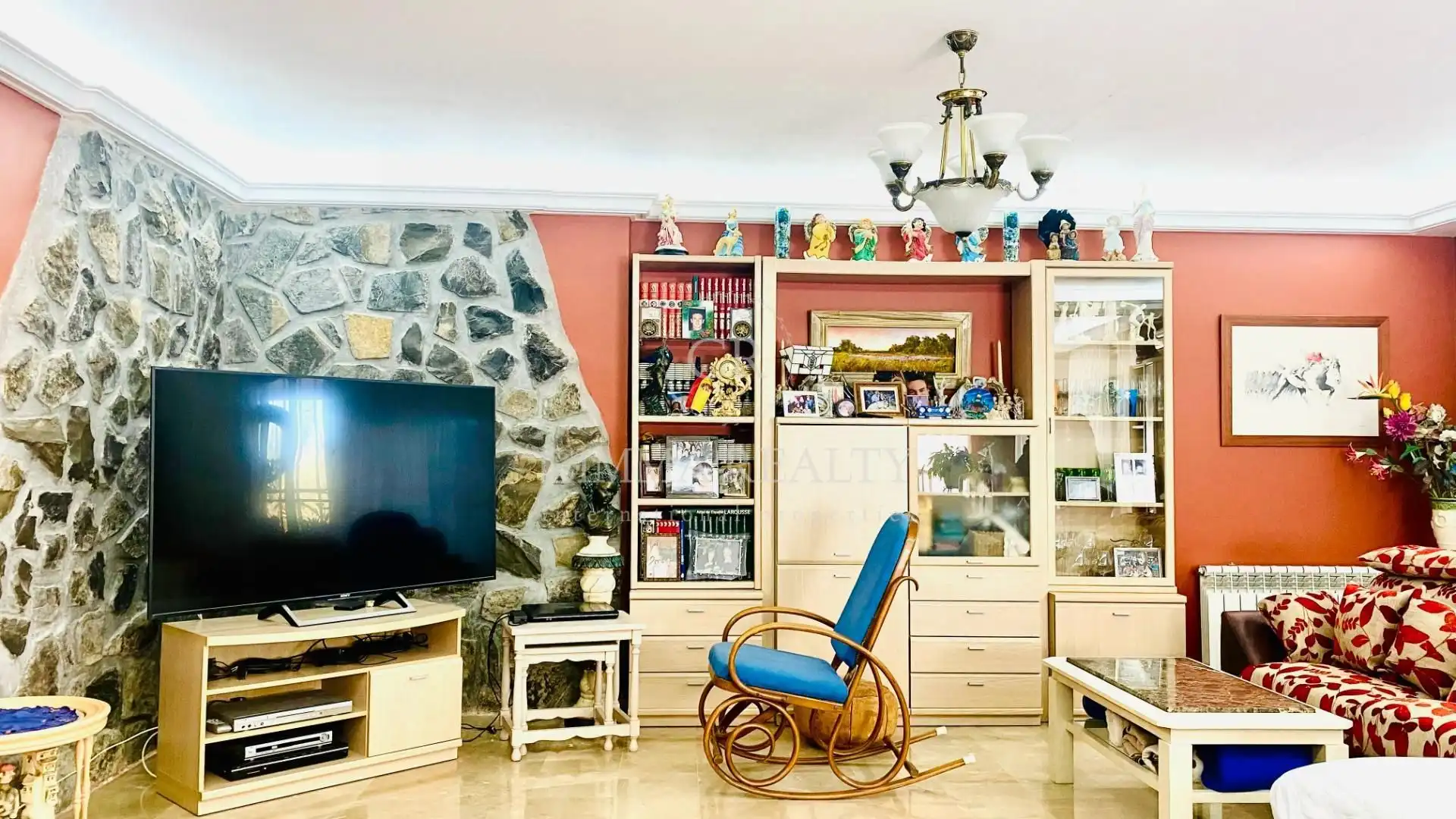 Living room of Houses for sale in L'Alfàs del Pi  with Air Conditioner, Heating and Private garden