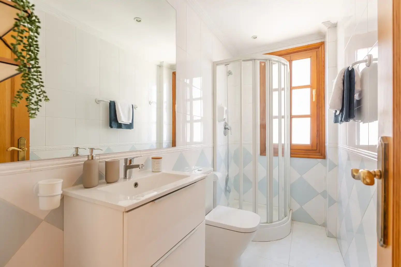 Baño de Casa o chalet en venta en Zizur Mayor / Zizur Nagusia con Calefacción y Parquet