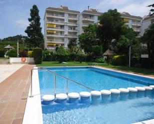 Swimming pool of Flat to rent in Lloret de Mar  with Heating, Private garden and Terrace