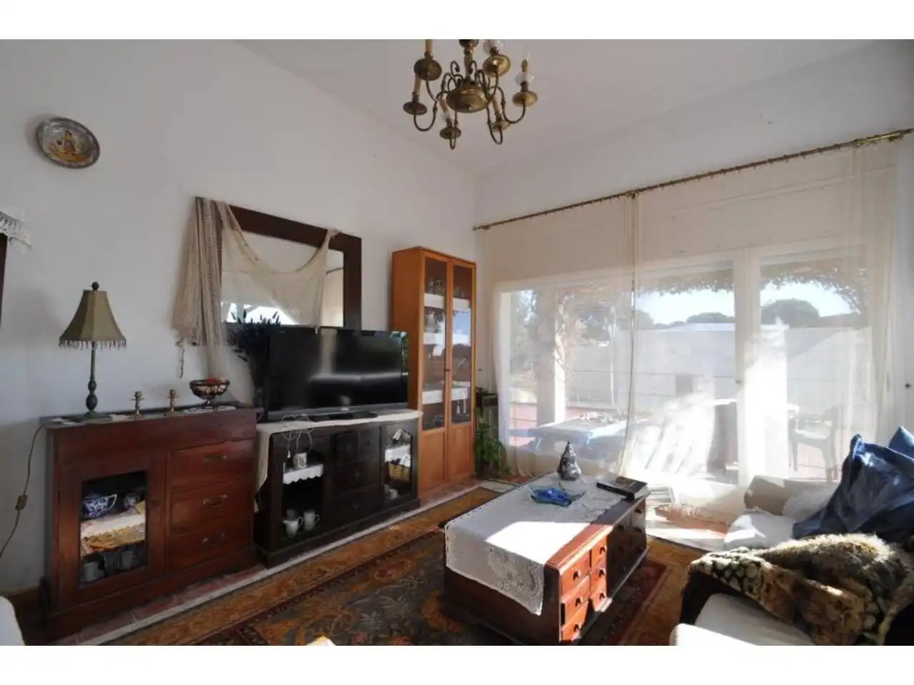 Sala d'estar de Casa o xalet en venda en Lloret de Mar amb Calefacció, Terrassa i Moblat