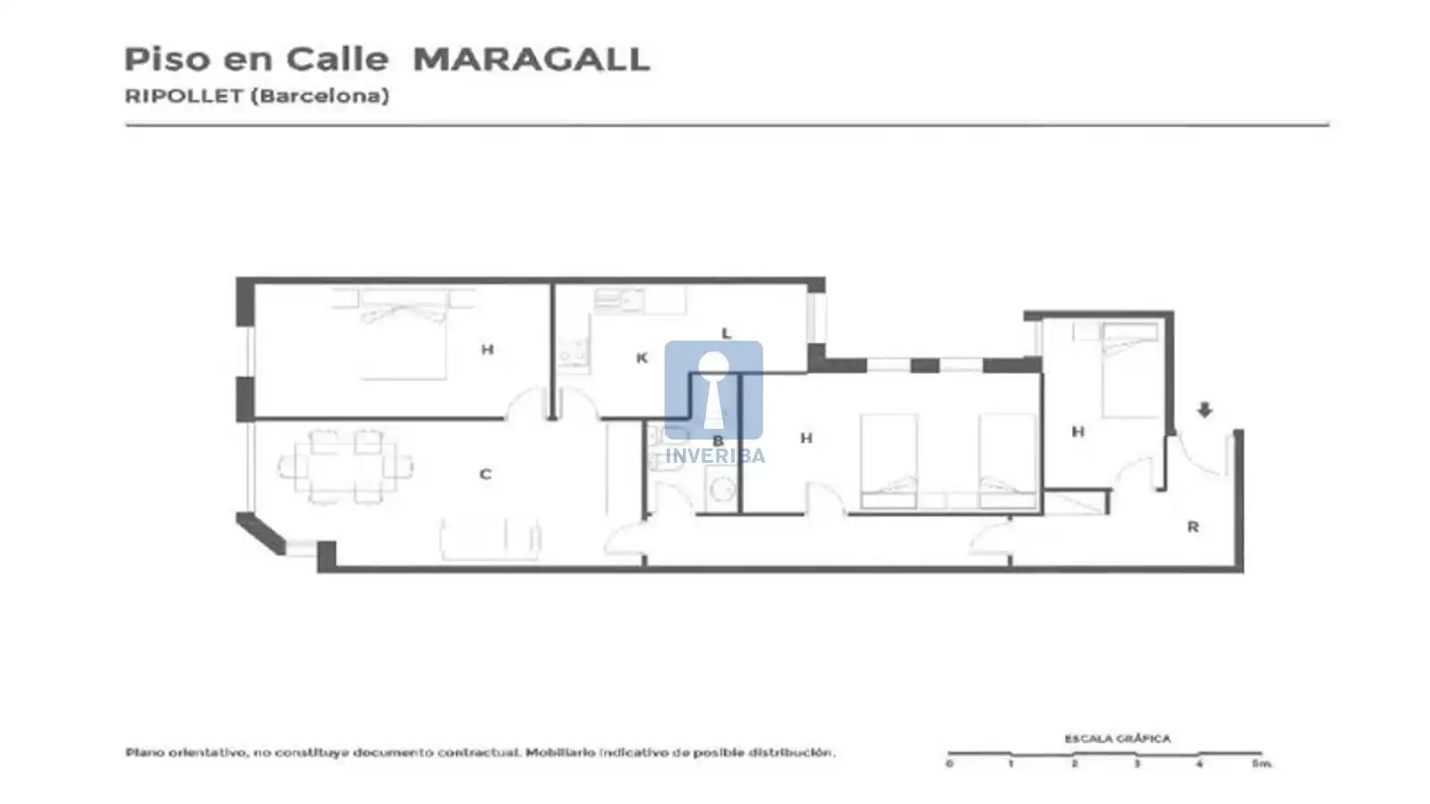 Flat with lift for sale in Maragall, imagen 16