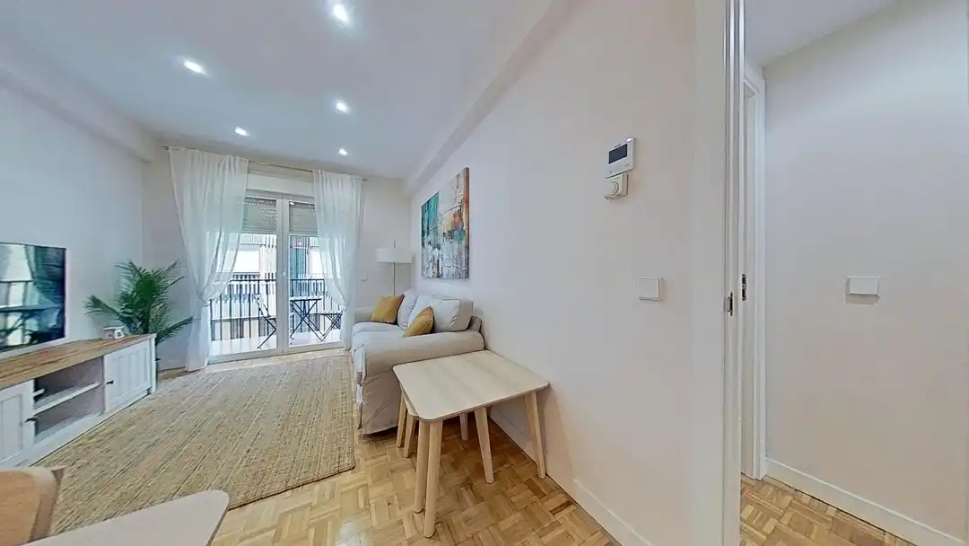 Living room of Flat for rent in Madrid  with Air Conditioner and Terrace