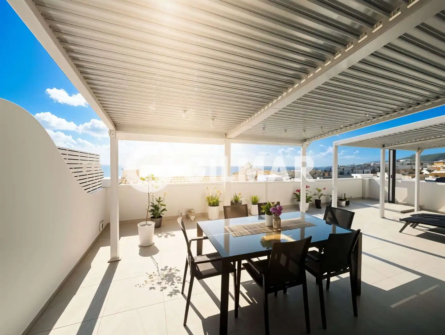 Terrasse von Maisonette zur Miete in Adeje mit Möbliert
