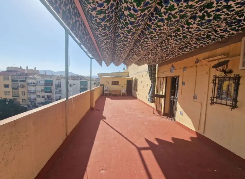 Terrace of Flat for rent in Granada  with Air Conditioner, Terrace and Microwave