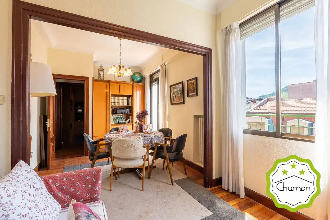 Dining room of Flat for sale in Bilbao   with Heating and Balcony
