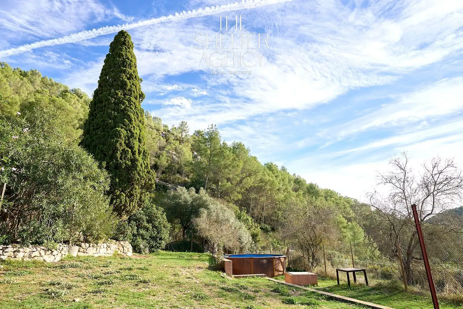 Jardín de Finca rústica en venta en Sant Pere de Ribes con Aire acondicionado, Jardín privado y Piscina comunitaria