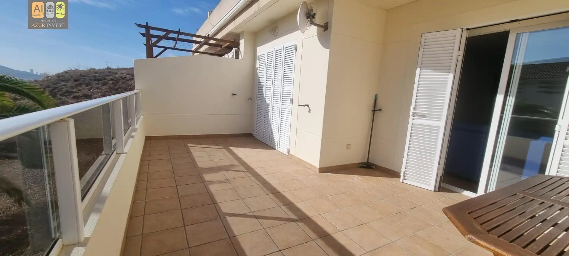 Terrace of Apartments for rent in Altea  with Air Conditioner, Heating and Private garden