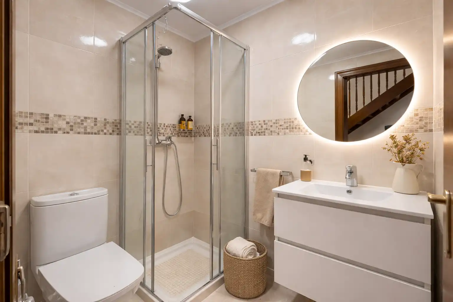 Baño de Casa adosada en venta en Barrika con Terraza y Trastero
