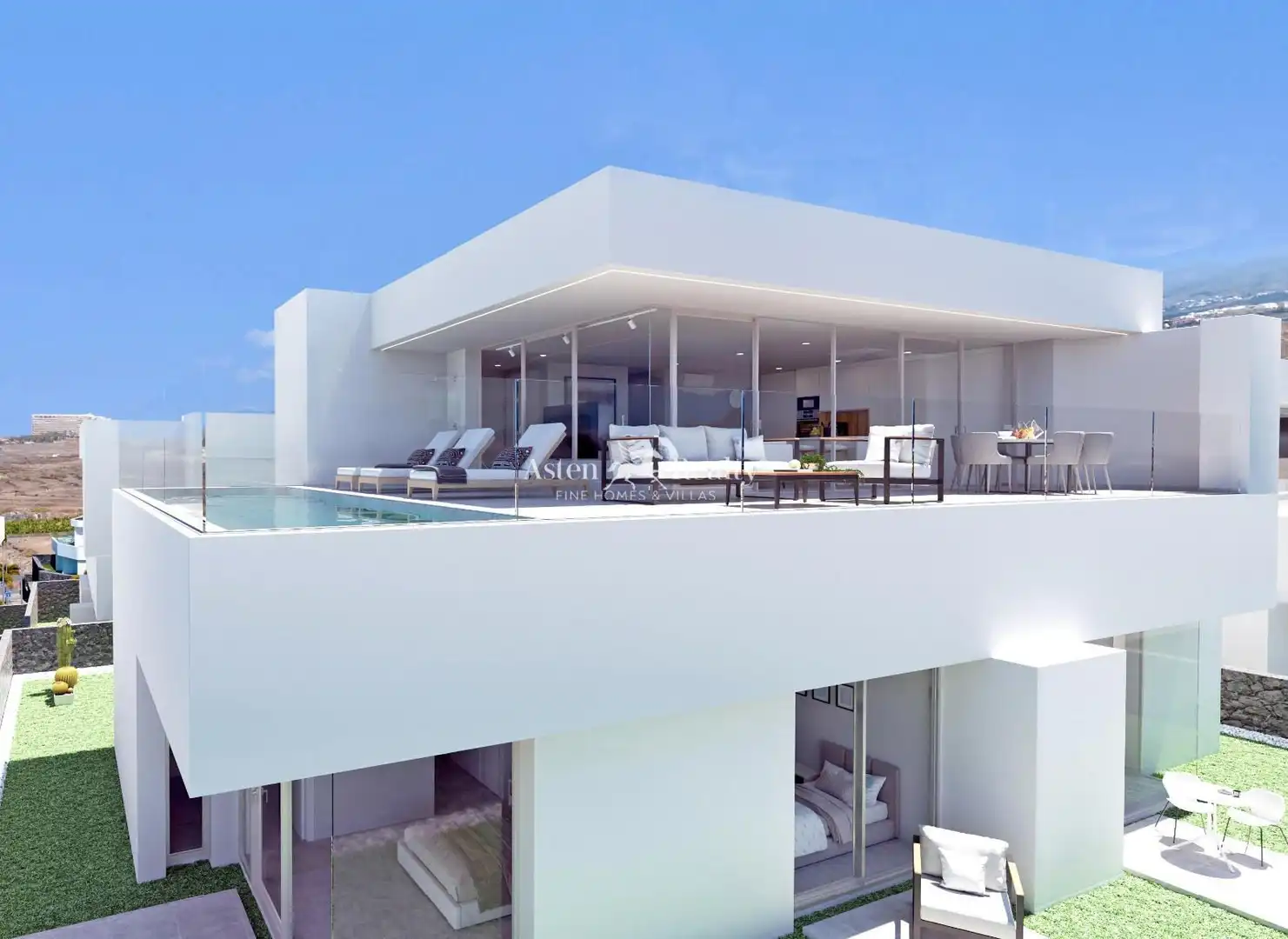 Terrace of Houses for sale in Adeje  with Air Conditioner, Heating and Private garden