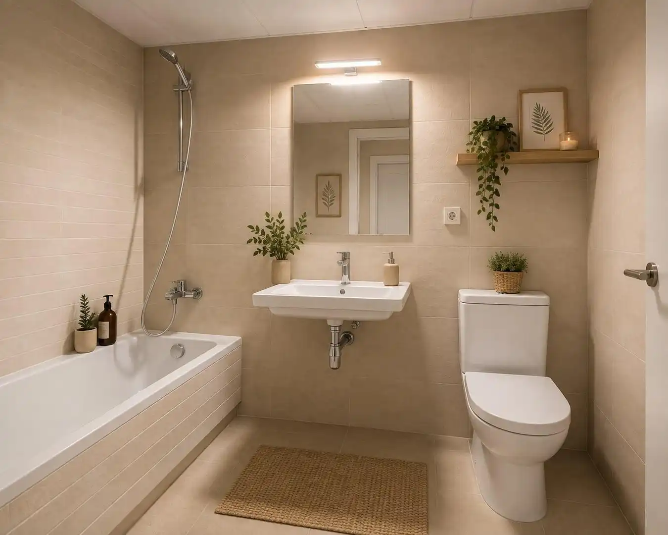 Bathroom of Flat for sale in Valencia  with Air Conditioner, Heating and Private garden