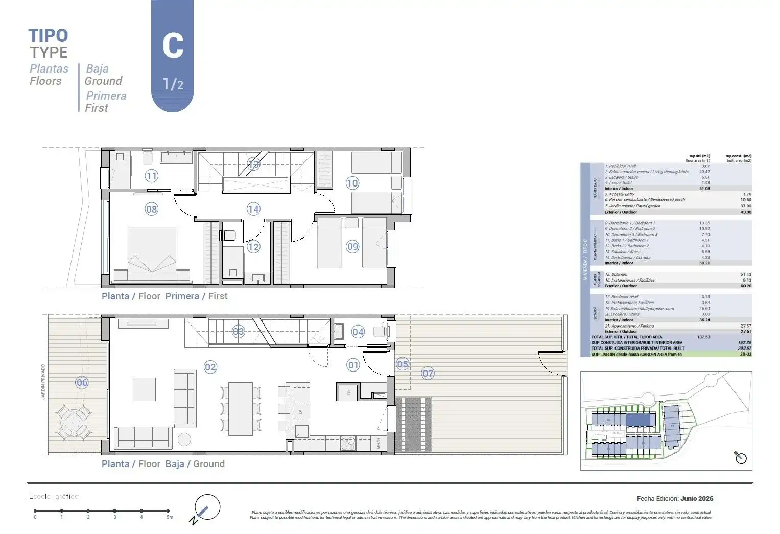 Maison mitoyenne avec piscine à vendre à Pueblo Español - Coveta Fumá, imagen 12