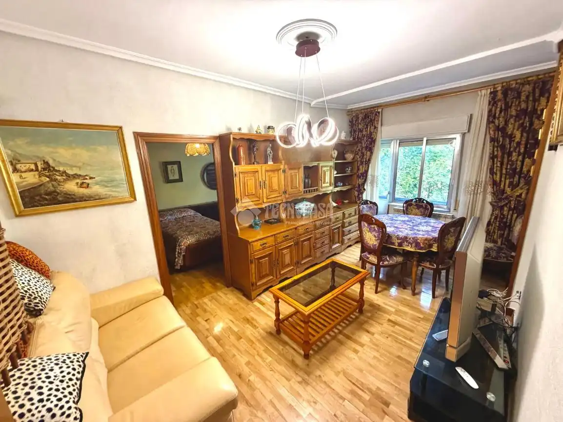 Sala d'estar de Pis en venda en Valladolid amb Calefacció, Parquet i Terrassa