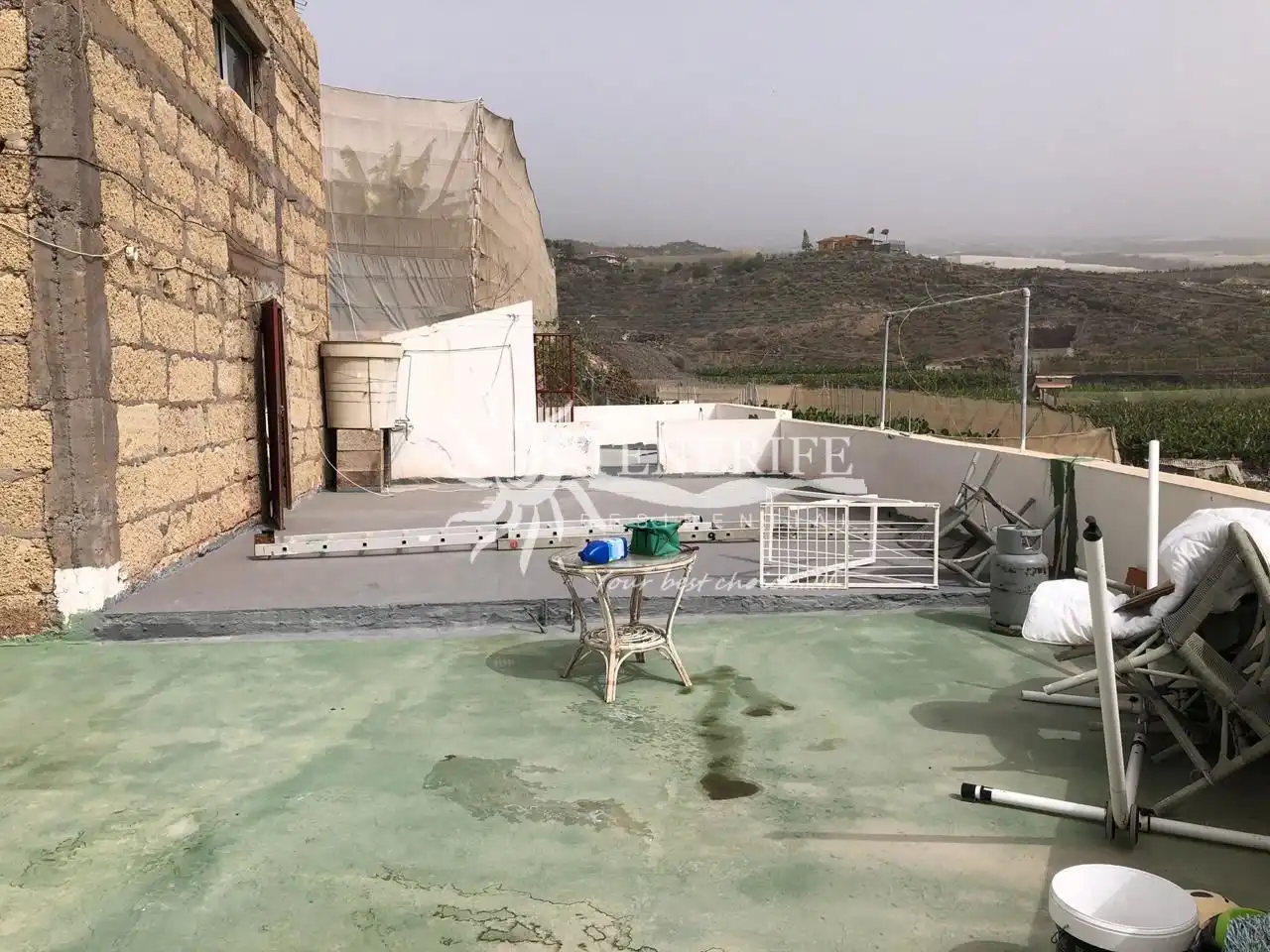 Terraza de Finca rústica en venta en Guía de Isora con Jardín privado, Trastero y Amueblado