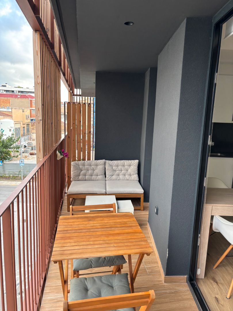 Balcony of Flat for sale in Montgat  with Air Conditioner, Terrace and Furnished