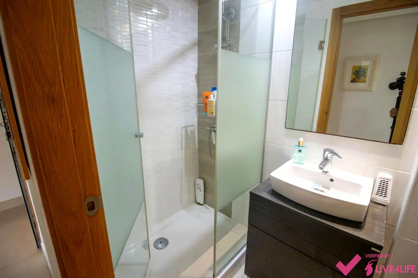 Badezimmer von Wohnung zur Miete in Alboraya mit Klimaanlage, Terrasse und Möbliert
