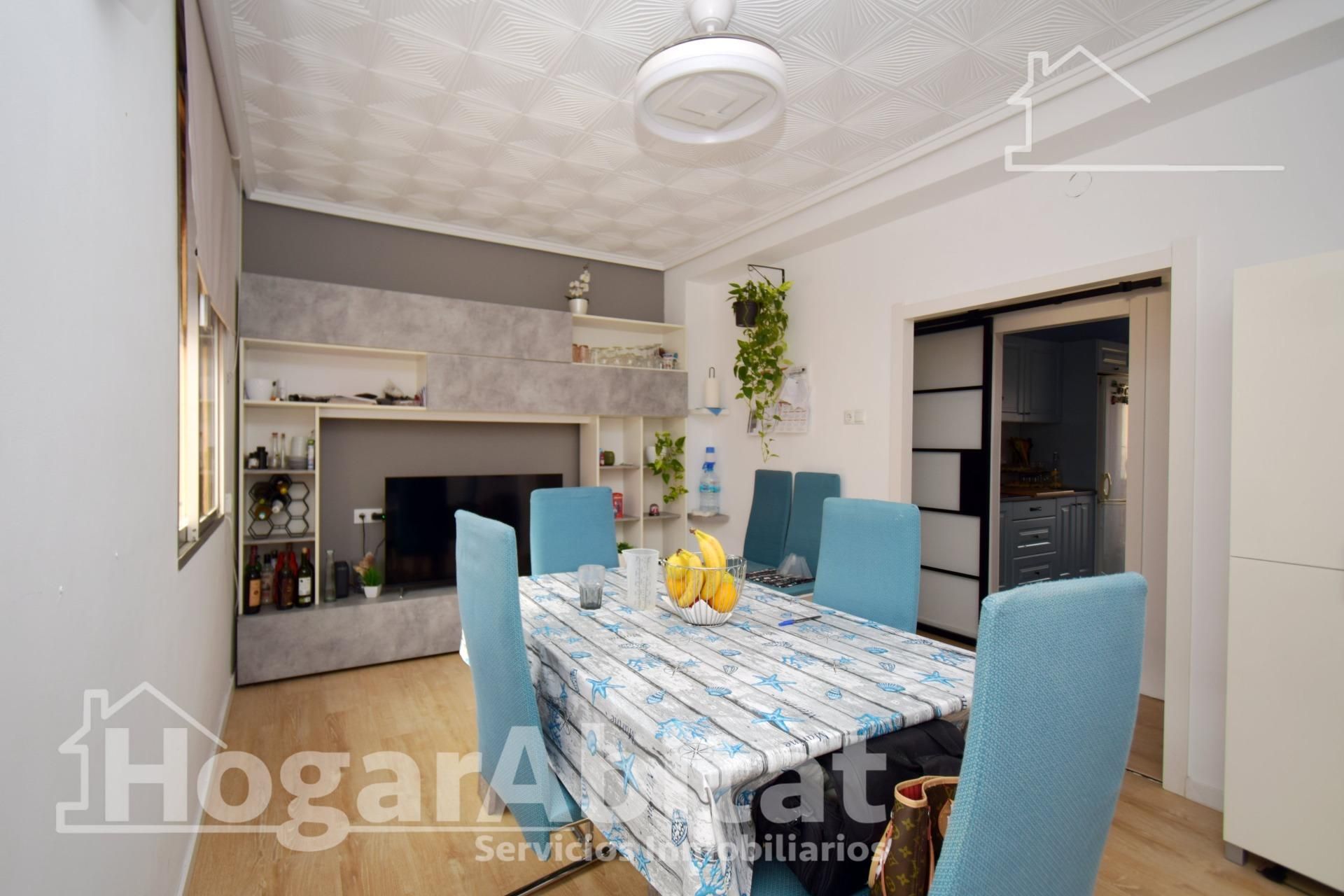 Dining room of Flat for sale in Sagunto / Sagunt  with Air Conditioner and Balcony