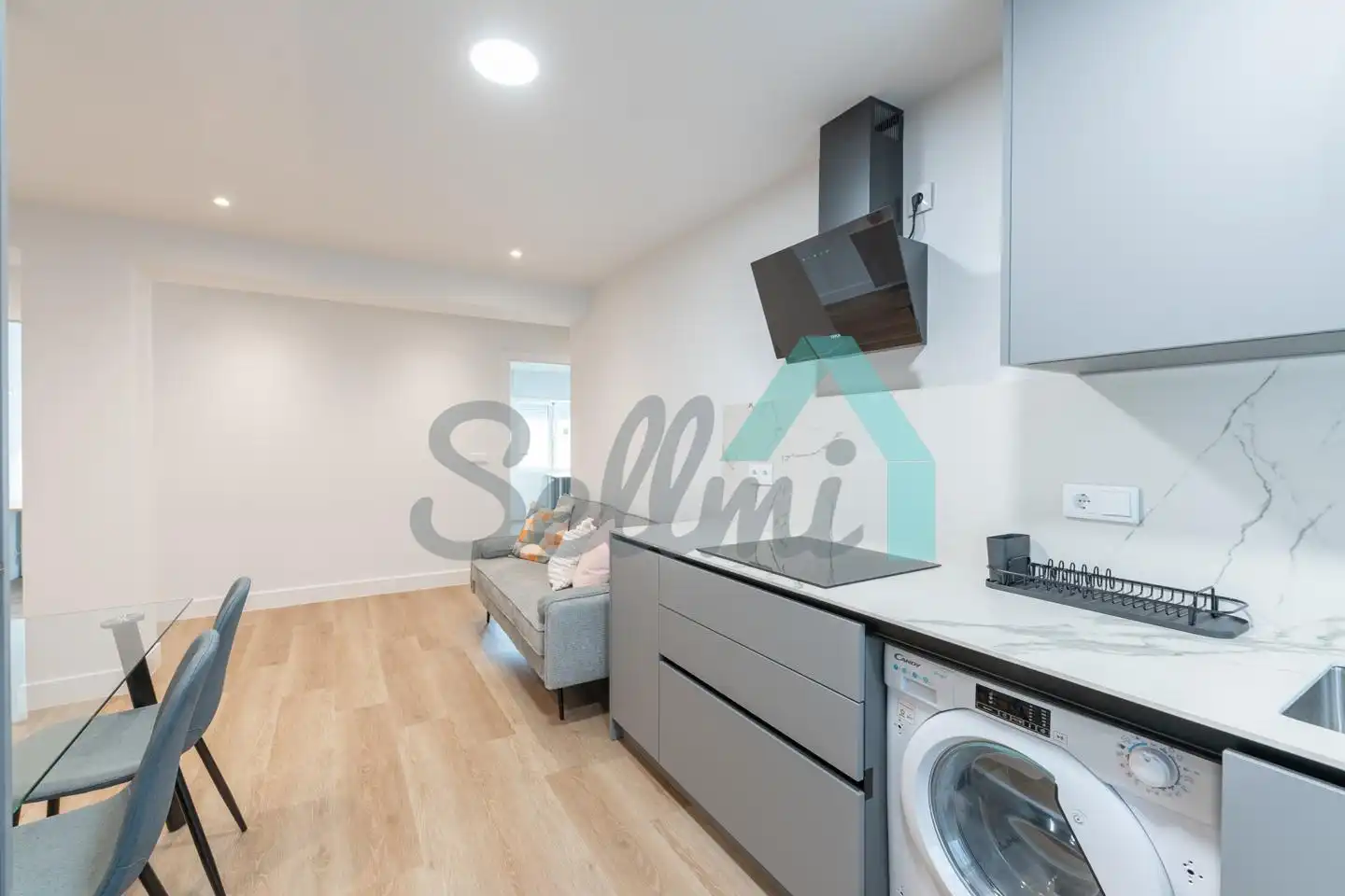 Kitchen of Flat for rent in Oviedo   with Heating, Terrace and Furnished
