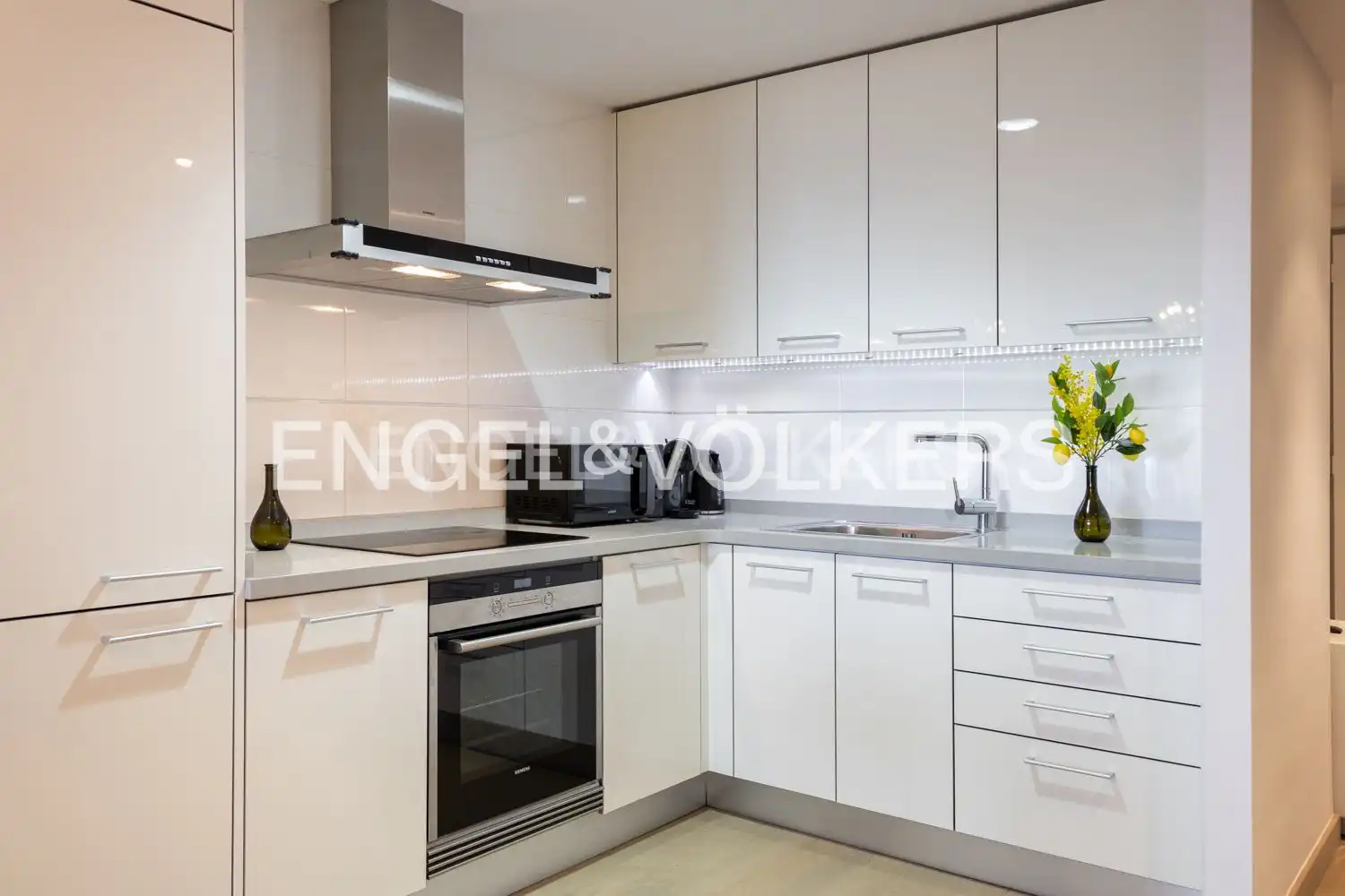 Kitchen of Flat for rent in Alboraya  with Air Conditioner, Heating and Private garden
