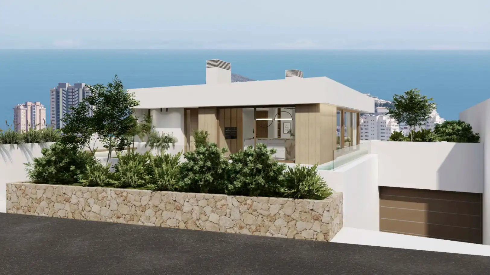 Detached house with pool for sale in Balcón de Finestrat - Terra Marina