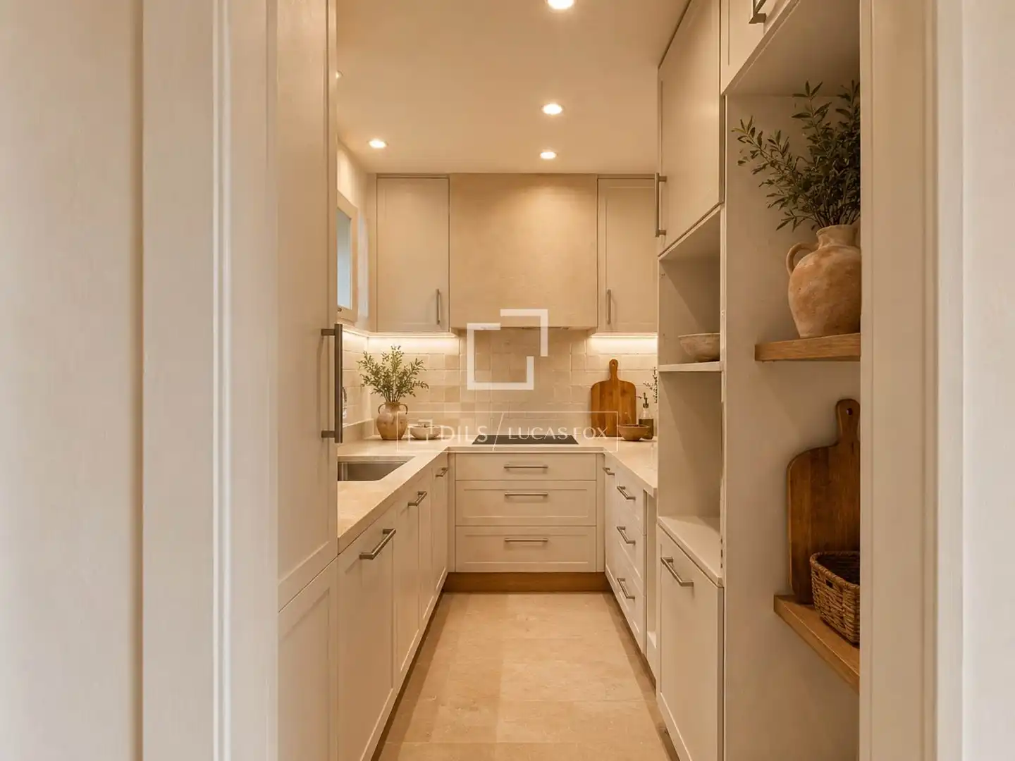 Kitchen of Flat for sale in Vilanova i la Geltrú  with Air Conditioner and Heating