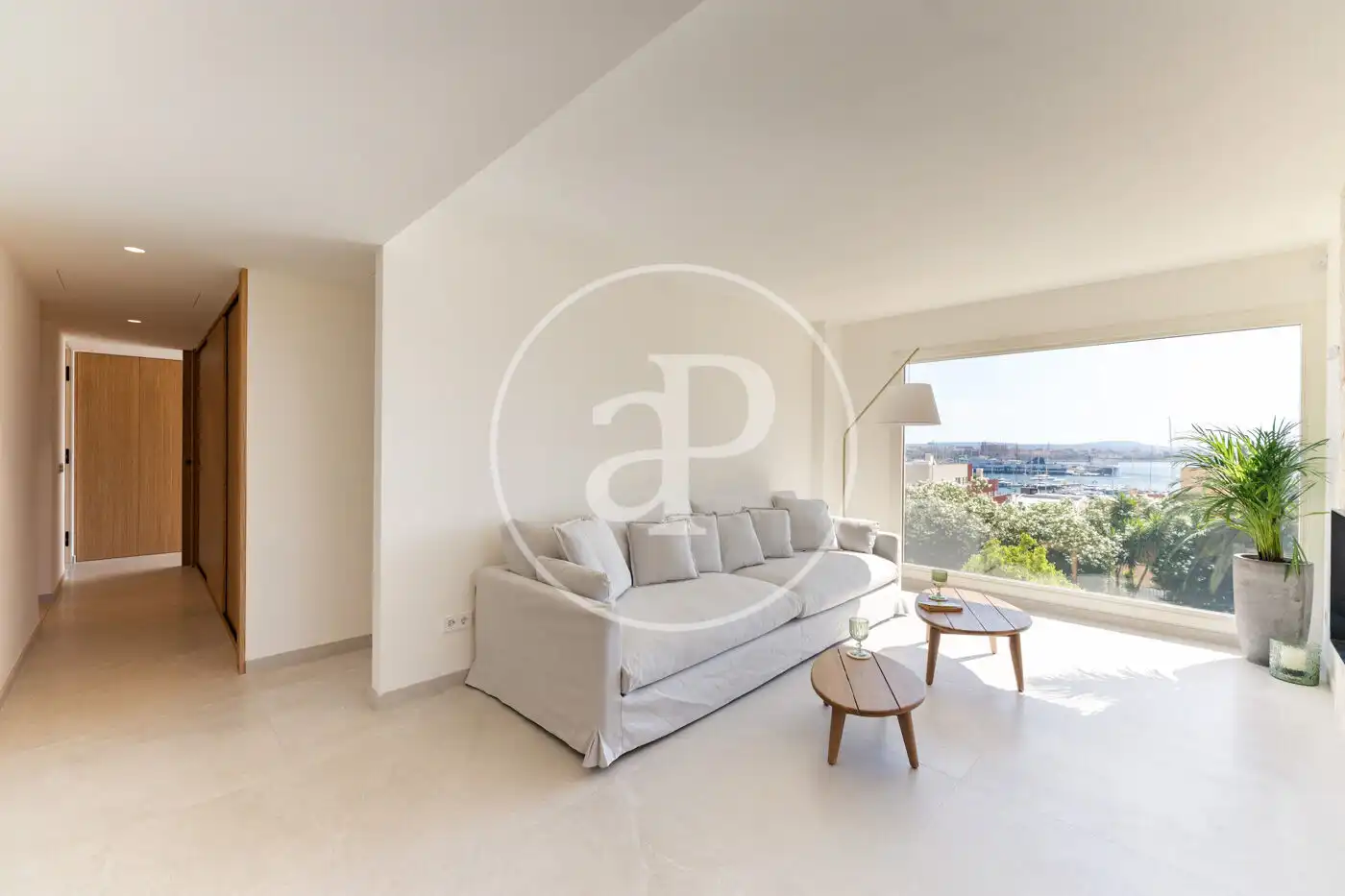 Sala de estar de Piso en venta en  Palma de Mallorca con Aire acondicionado, Calefacción y Jardín privado
