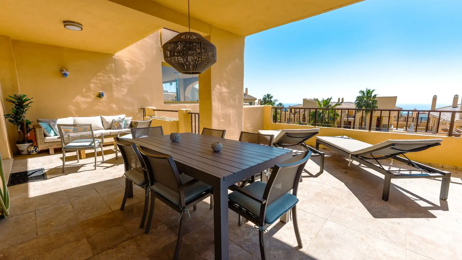 Terrace of Apartments for sale in Benahavís  with Community pool