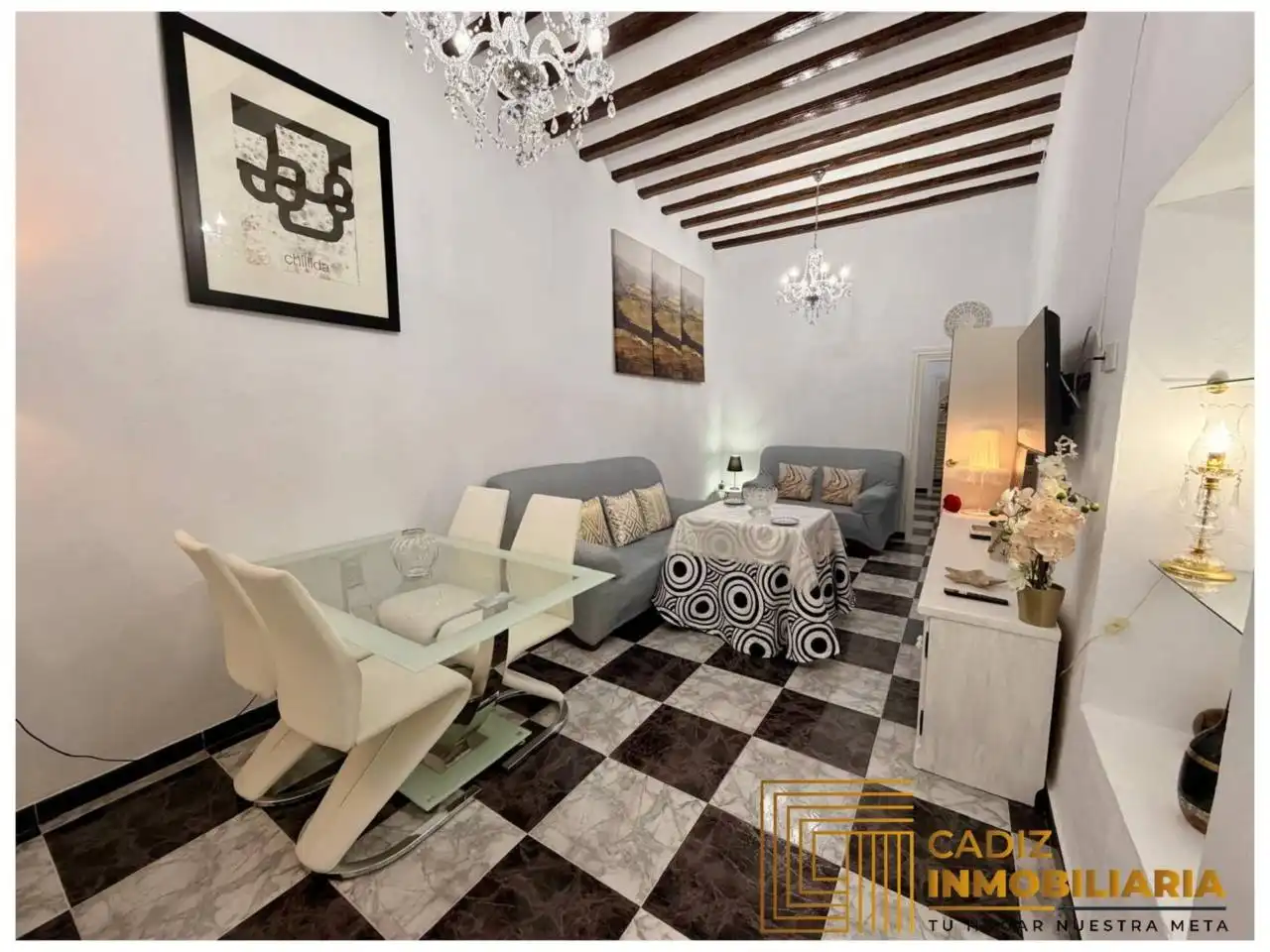 Wohnzimmer von Wohnung zum Verkauf in Cádiz