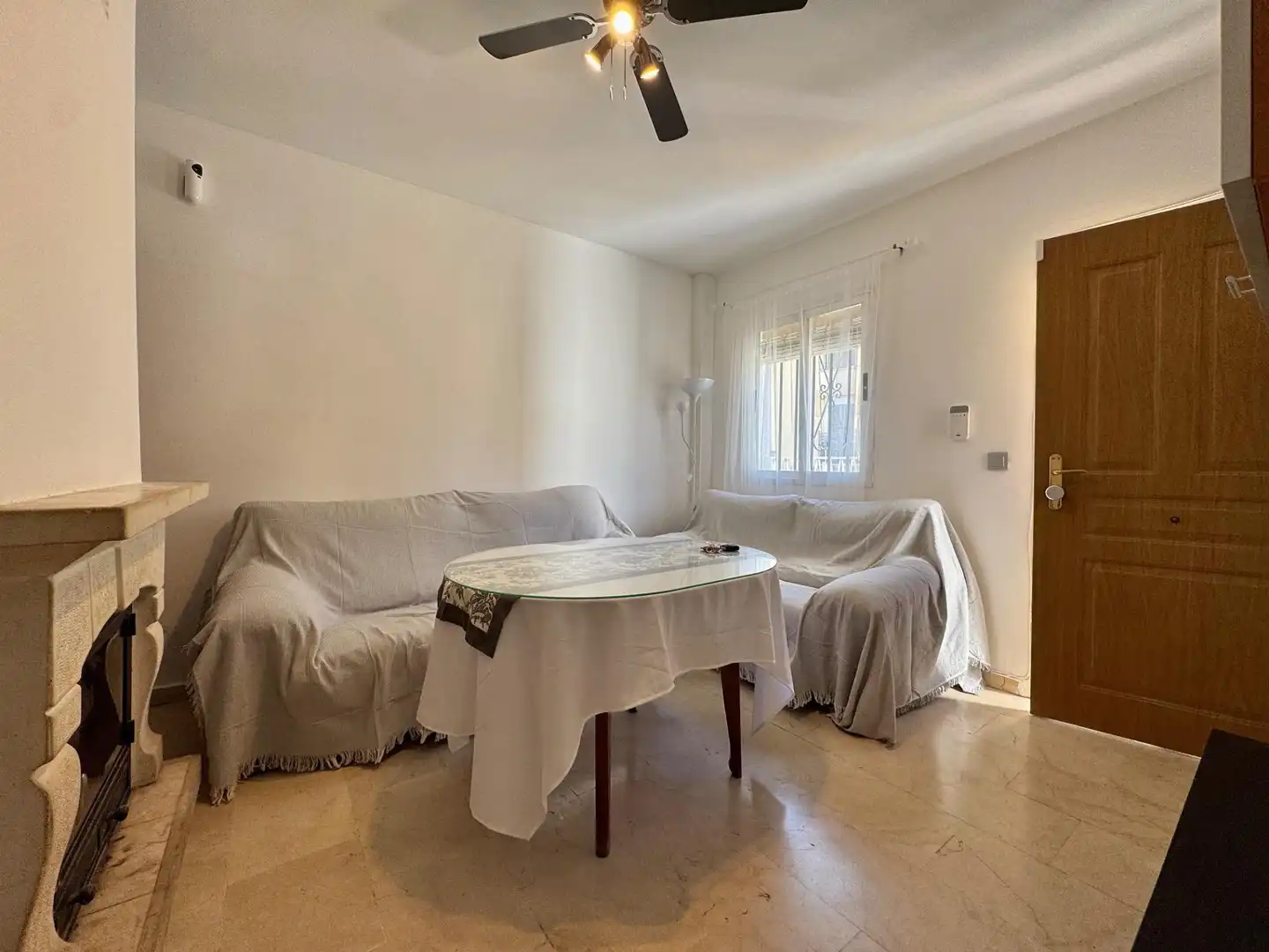 Sala d'estar de Casa adosada en venda en Pulianas amb Traster, Balcó i Piscina comunitària