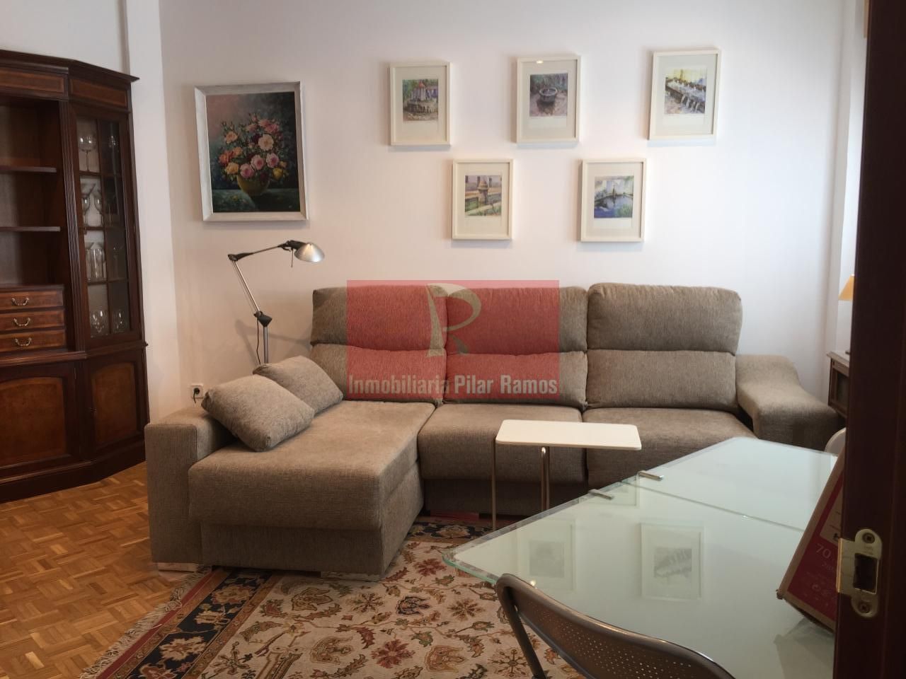 Living room of Flat for sale in León Capital   with Heating, Parquet flooring and Furnished
