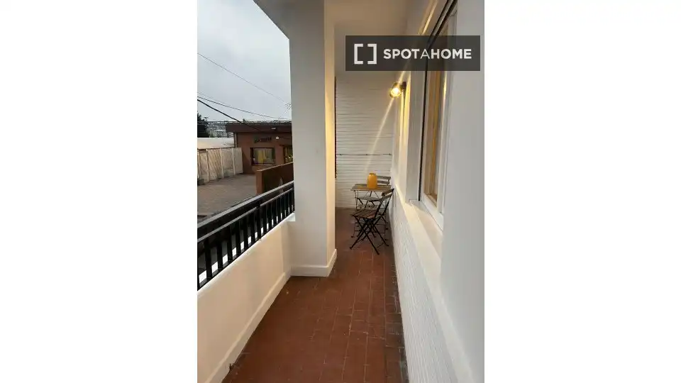 Terraza de Piso para compartir en Bilbao  con Aire acondicionado, Terraza y Amueblado